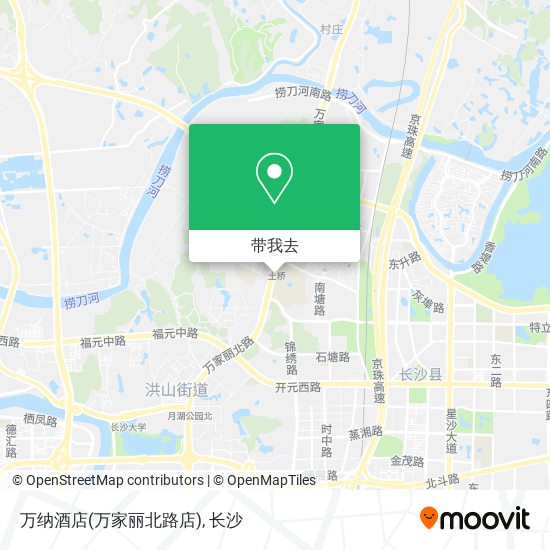 万纳酒店(万家丽北路店)地图
