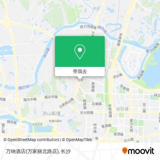 万纳酒店(万家丽北路店)地图
