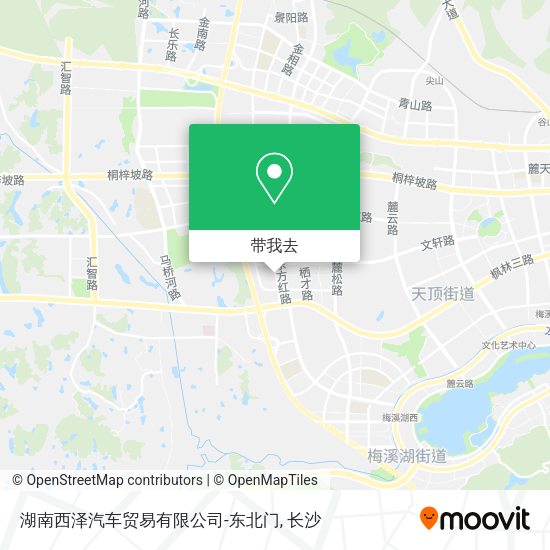 湖南西泽汽车贸易有限公司-东北门地图