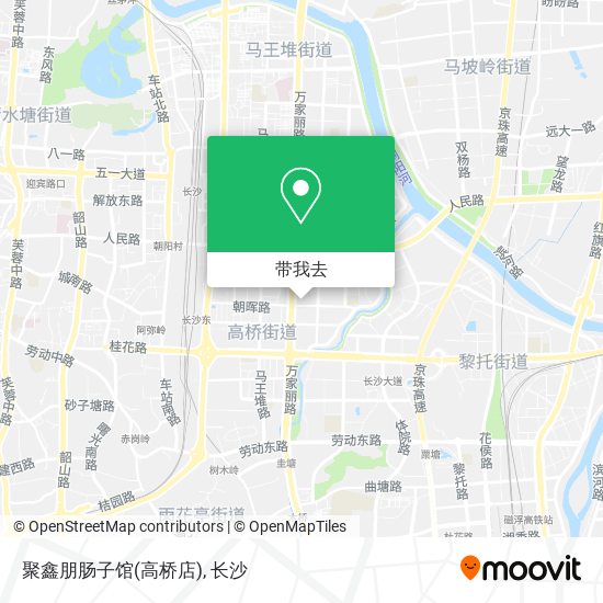 聚鑫朋肠子馆(高桥店)地图