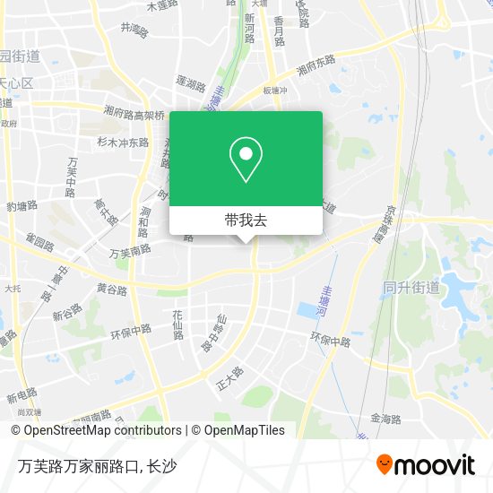 万芙路万家丽路口地图