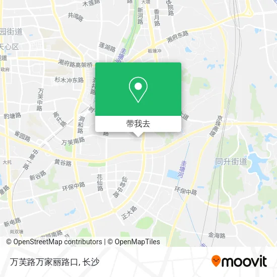 万芙路万家丽路口地图