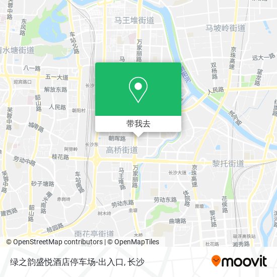 绿之韵盛悦酒店停车场-出入口地图