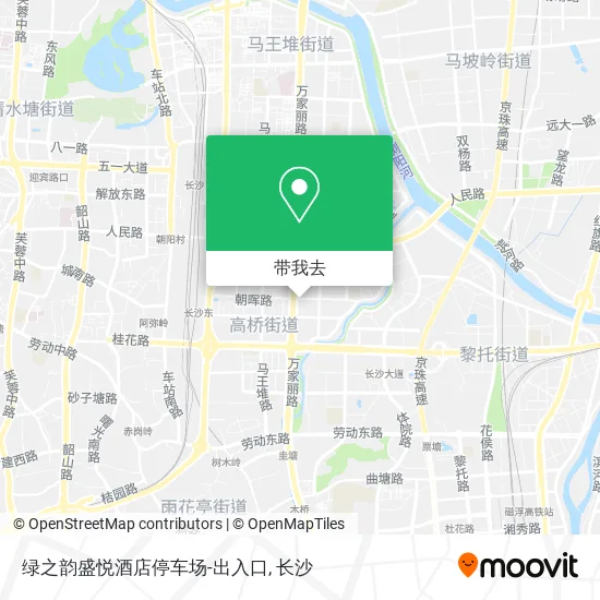 绿之韵盛悦酒店停车场-出入口地图