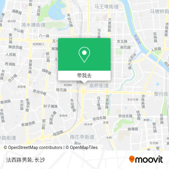 法西路男装地图