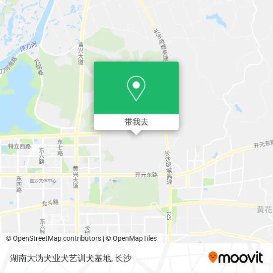 湖南大沩犬业犬艺训犬基地地图
