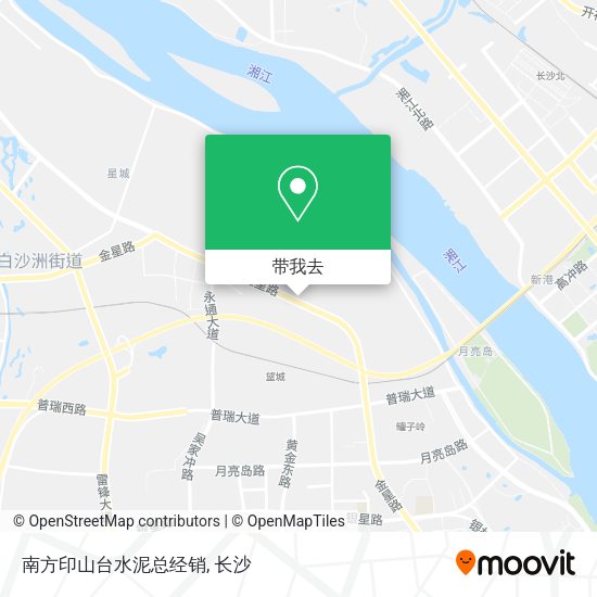 南方印山台水泥总经销地图