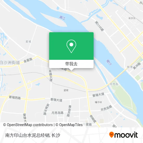 南方印山台水泥总经销地图