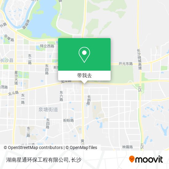 湖南星通环保工程有限公司地图