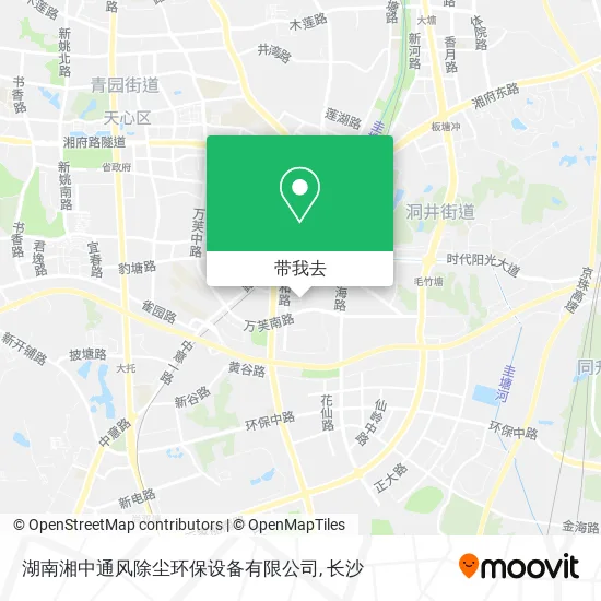 湖南湘中通风除尘环保设备有限公司地图
