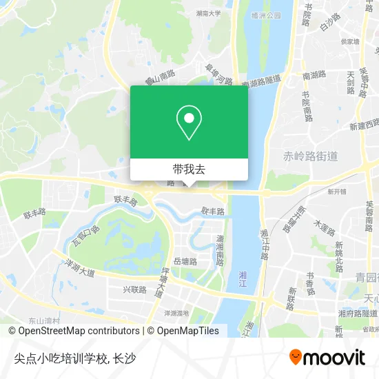 尖点小吃培训学校地图