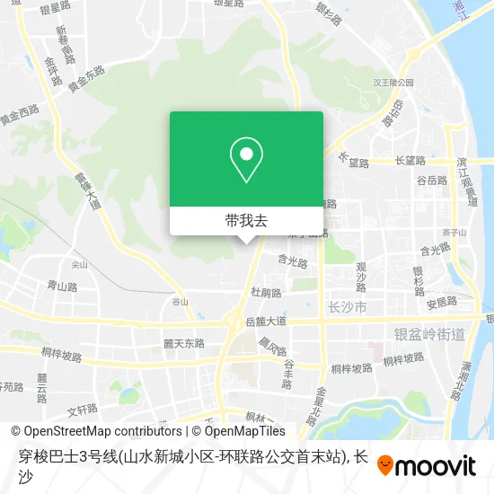 穿梭巴士3号线(山水新城小区-环联路公交首末站)地图