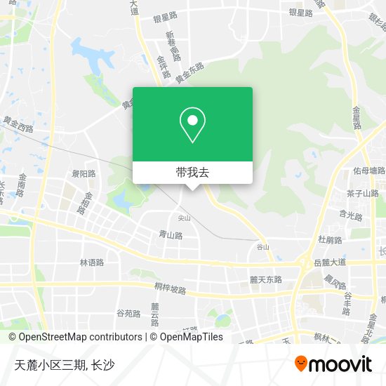 天麓小区三期地图