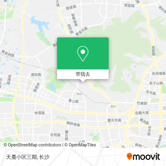 天麓小区三期地图