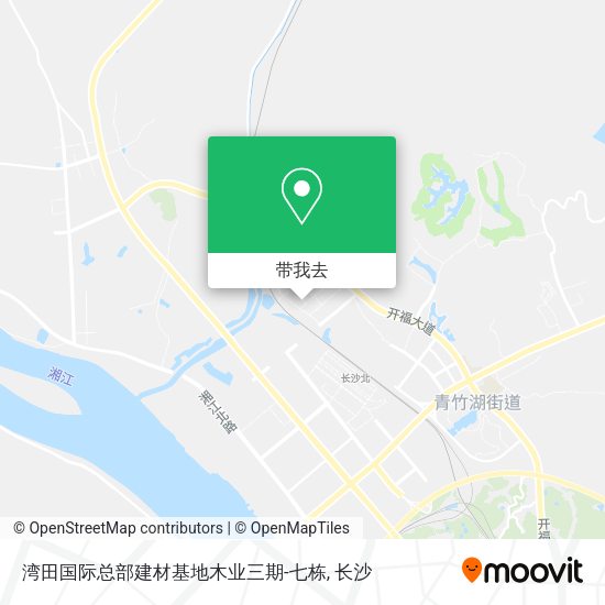 湾田国际总部建材基地木业三期-七栋地图