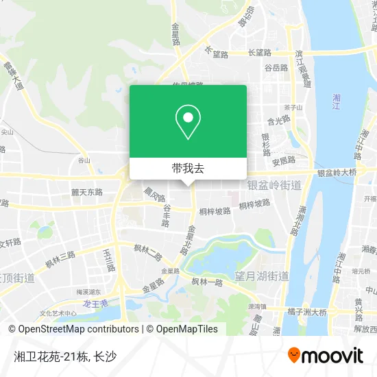 湘卫花苑-21栋地图