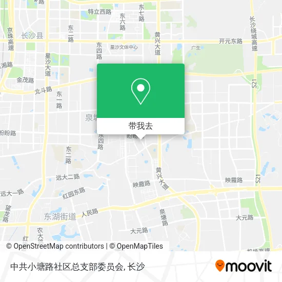 中共小塘路社区总支部委员会地图