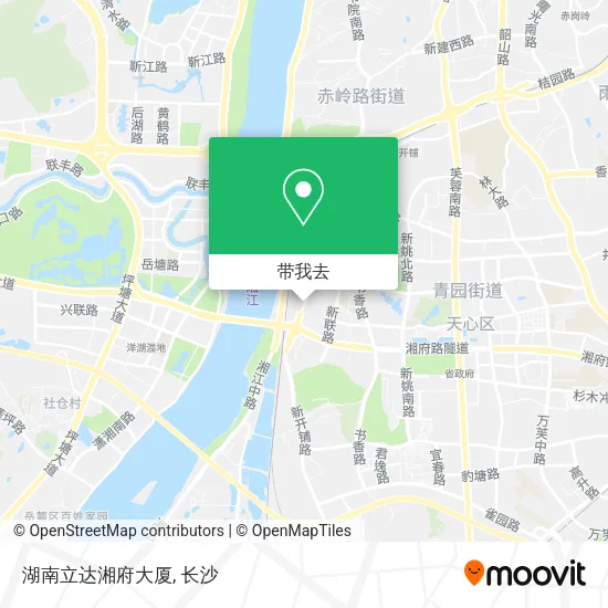 湖南立达湘府大厦地图