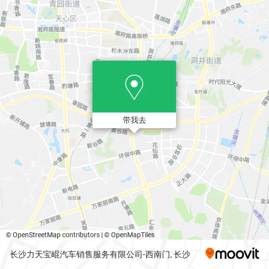 长沙力天宝崐汽车销售服务有限公司-西南门地图