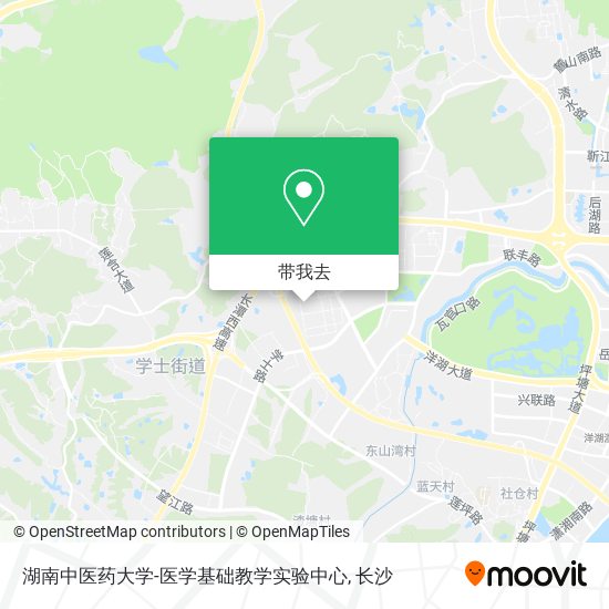 湖南中医药大学-医学基础教学实验中心地图