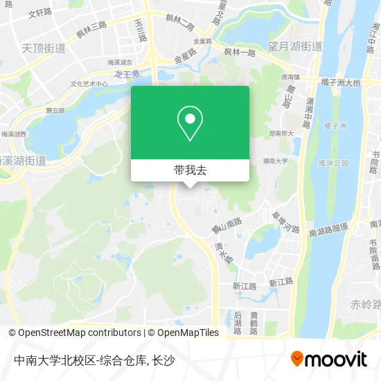 中南大学北校区-综合仓库地图
