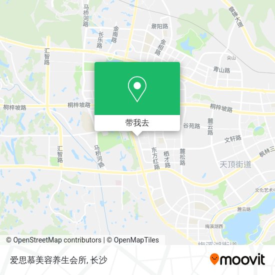爱思慕美容养生会所地图