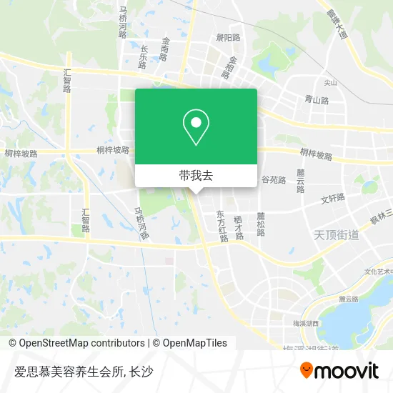 爱思慕美容养生会所地图