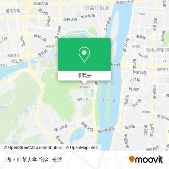 湖南师范大学-宿舍地图