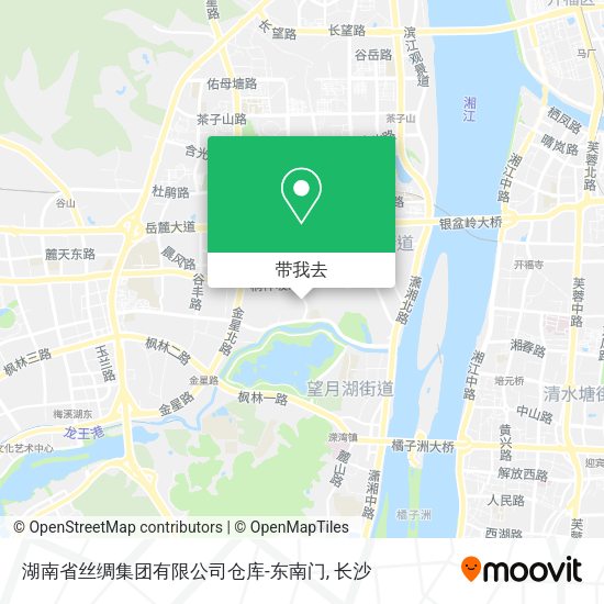 湖南省丝绸集团有限公司仓库-东南门地图