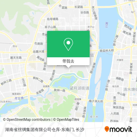湖南省丝绸集团有限公司仓库-东南门地图