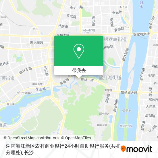湖南湘江新区农村商业银行24小时自助银行服务(共和分理处)地图