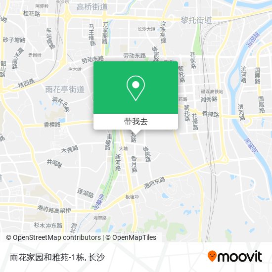 雨花家园和雅苑-1栋地图
