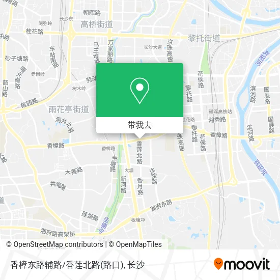 香樟东路辅路/香莲北路(路口)地图
