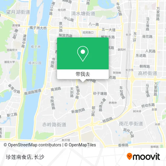 珍莲南食店地图
