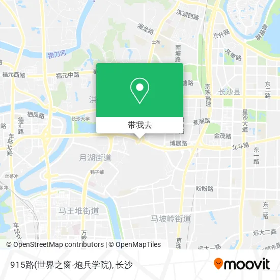 915路(世界之窗-炮兵学院)地图