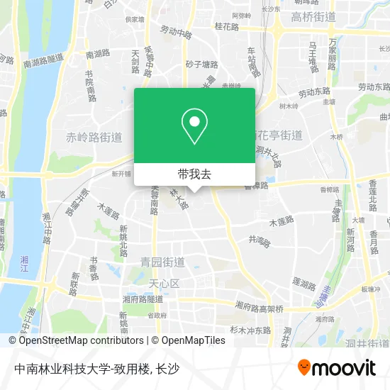 中南林业科技大学-致用楼地图