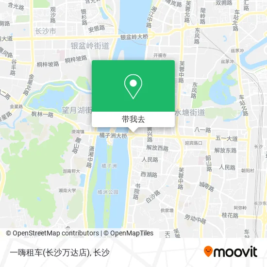 一嗨租车(长沙万达店)地图
