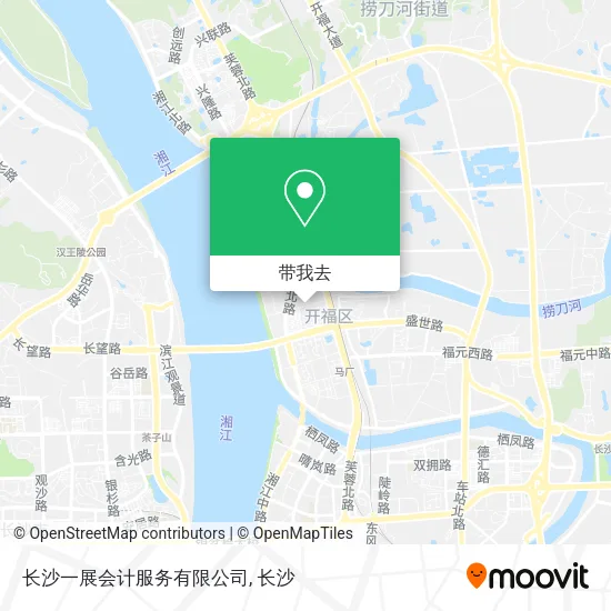 长沙一展会计服务有限公司地图