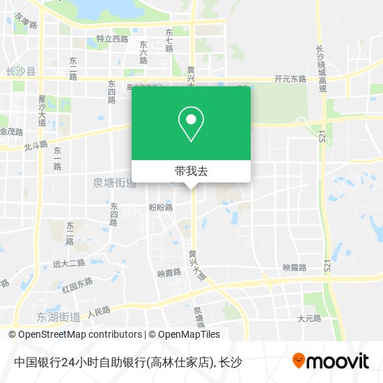 中国银行24小时自助银行(高林仕家店)地图
