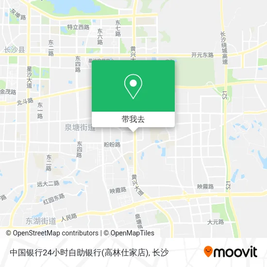 中国银行24小时自助银行(高林仕家店)地图