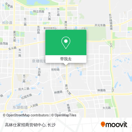 高林仕家招商营销中心地图
