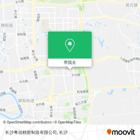 长沙粤动精密制造有限公司地图