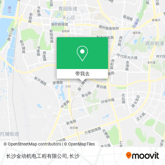 长沙金动机电工程有限公司地图