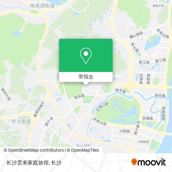长沙雲来家庭旅馆地图