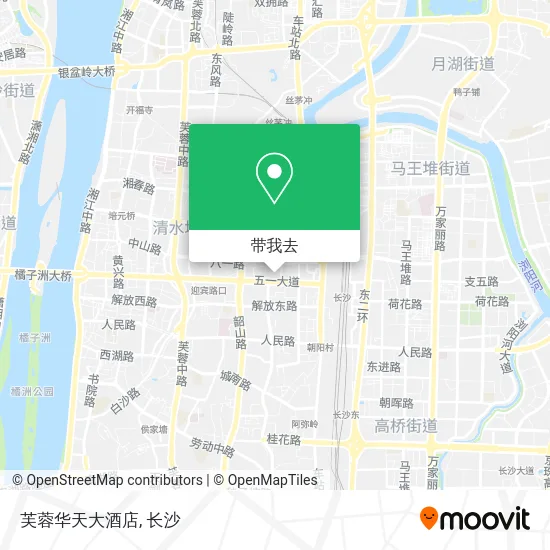 芙蓉华天大酒店地图