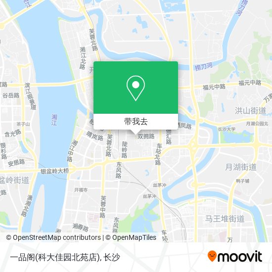 一品阁(科大佳园北苑店)地图