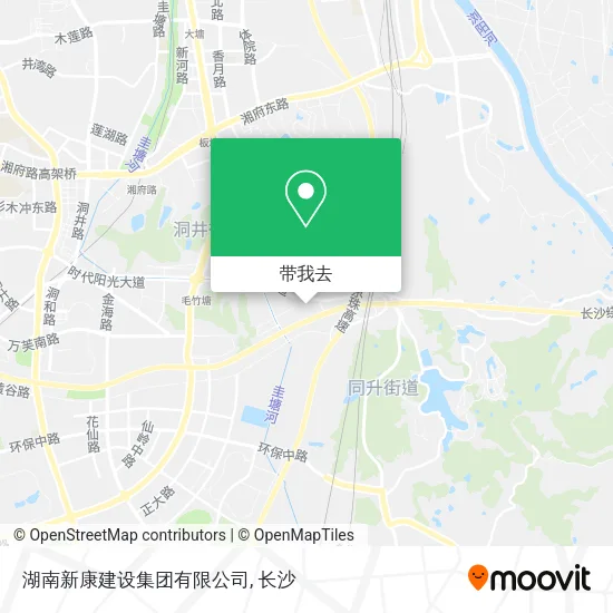 湖南新康建设集团有限公司地图