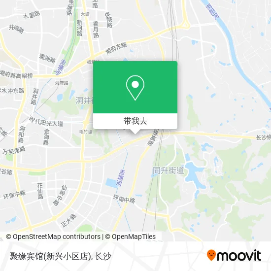 聚缘宾馆(新兴小区店)地图