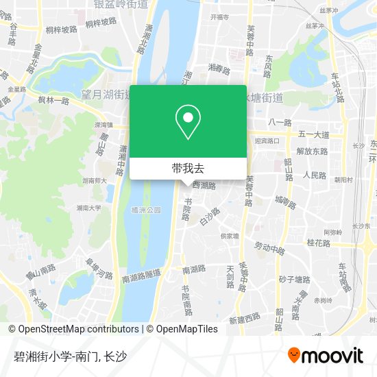 碧湘街小学-南门地图