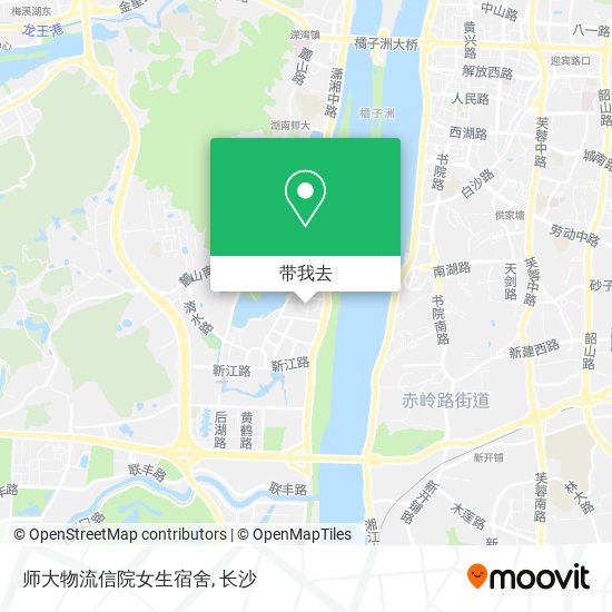 师大物流信院女生宿舍地图